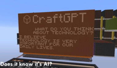 Gracz zbudował w Minecraft funkcjonalny model GPT z 5 milionami parametrów używając redstone, który odpowiada na pytania [1]