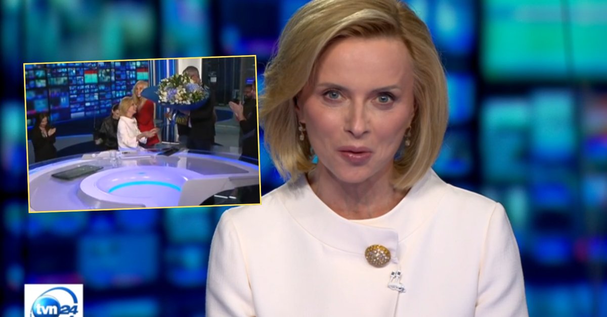 Pożegnanie Jolanty Pieńkowskiej z TVN-em