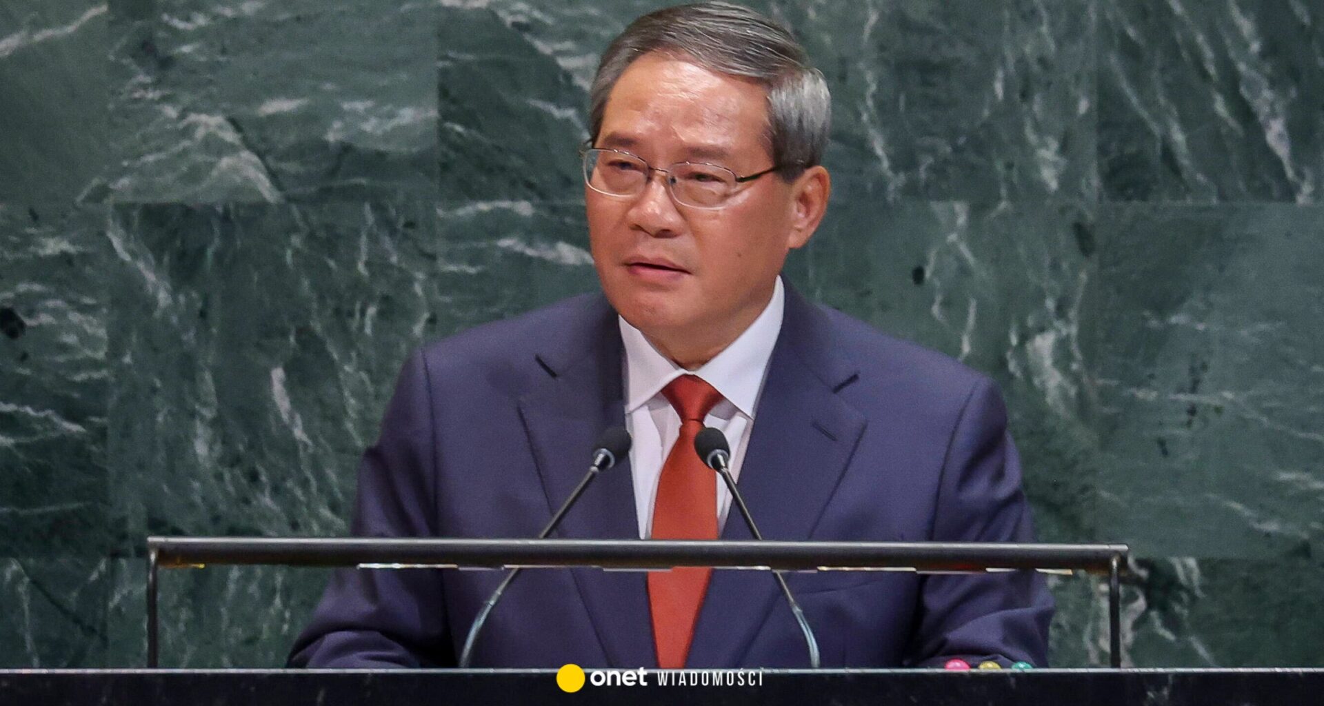 Premier Chin alarmuje w ONZ. "Świat ryzykuje podział i regres"