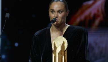 Ewa Pajor zachwyciła kreacją na gali Złotej Piłki. Tylko spójrzcie na dekolt