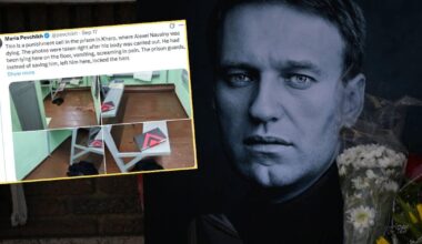 Pokazała wstrząsające zdjęcia z celi Aleksieja Nawalnego. "Leżał tutaj na podłodze"