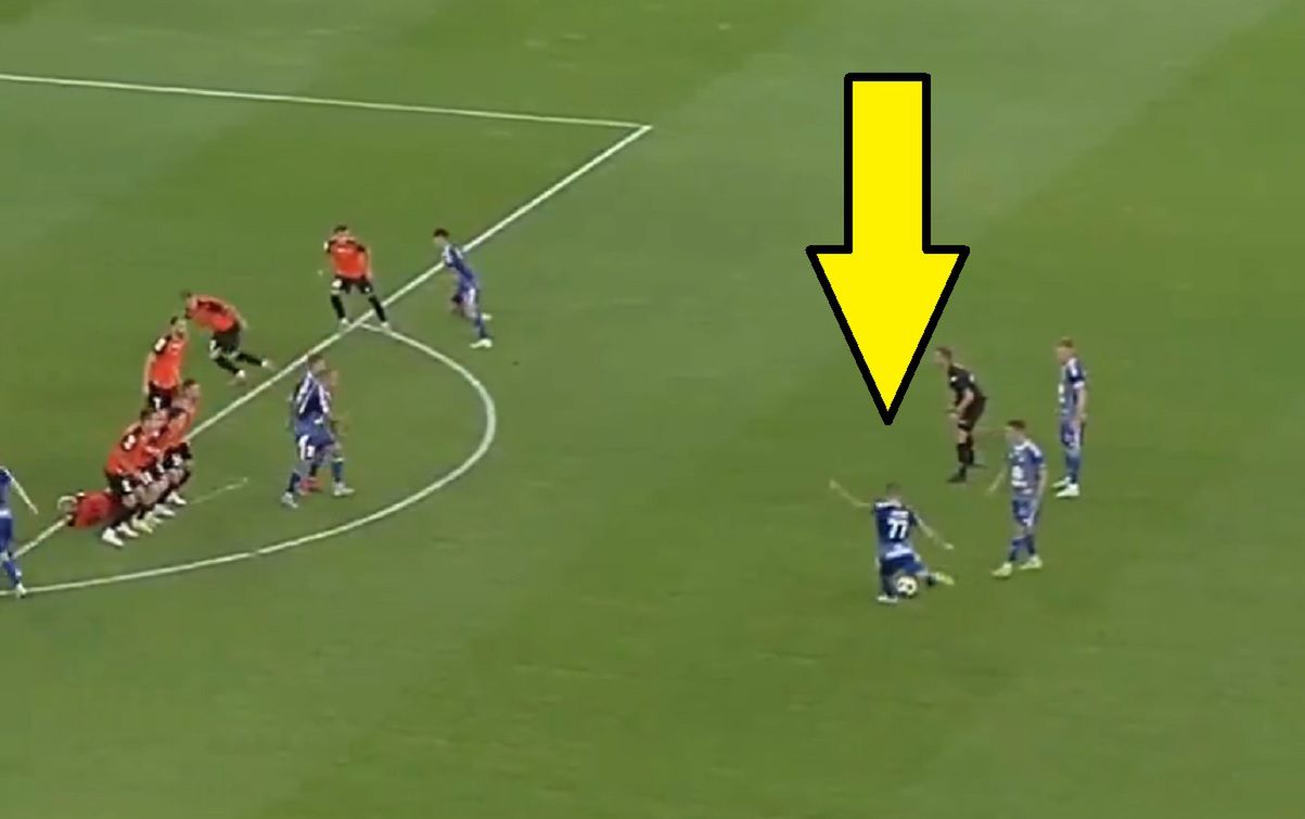 Co za strzał! Piękny gol na Śląskim [WIDEO] - SportoweFakty