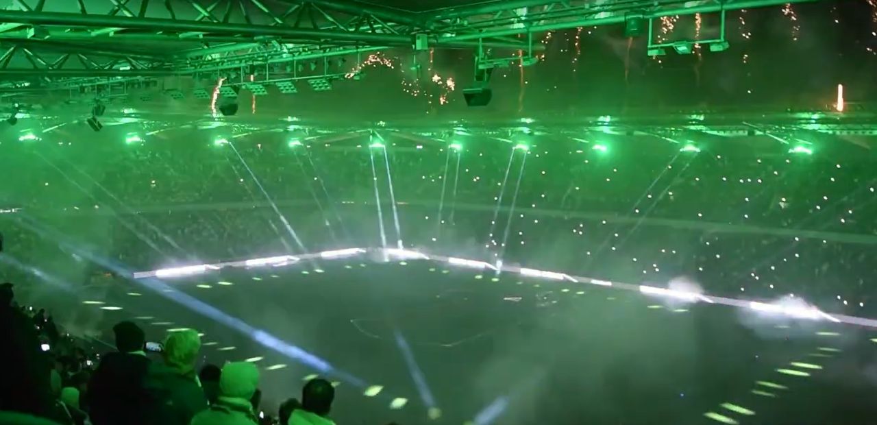 Wielkie show przed meczem Legii. Muzyka Chopina i lasery