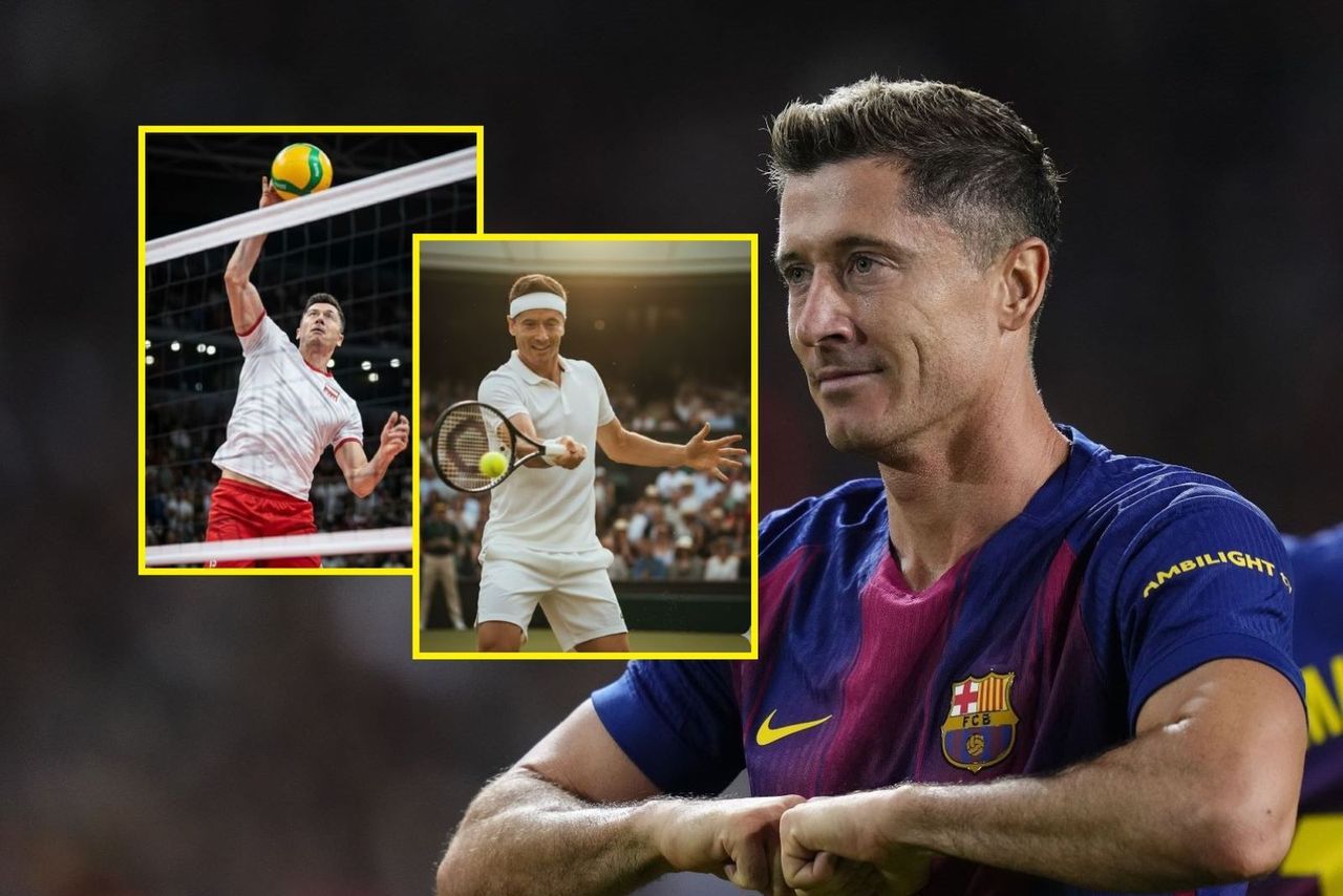 Takie zdjęcia Lewandowskiego, że aż skomentowała Świątek. "Daj mi znać" - SportoweFakty
