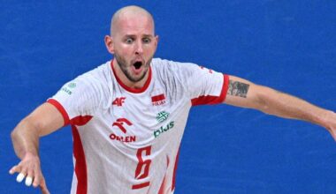 Bartosz Kurek na boisku pojawił się w stroju libero