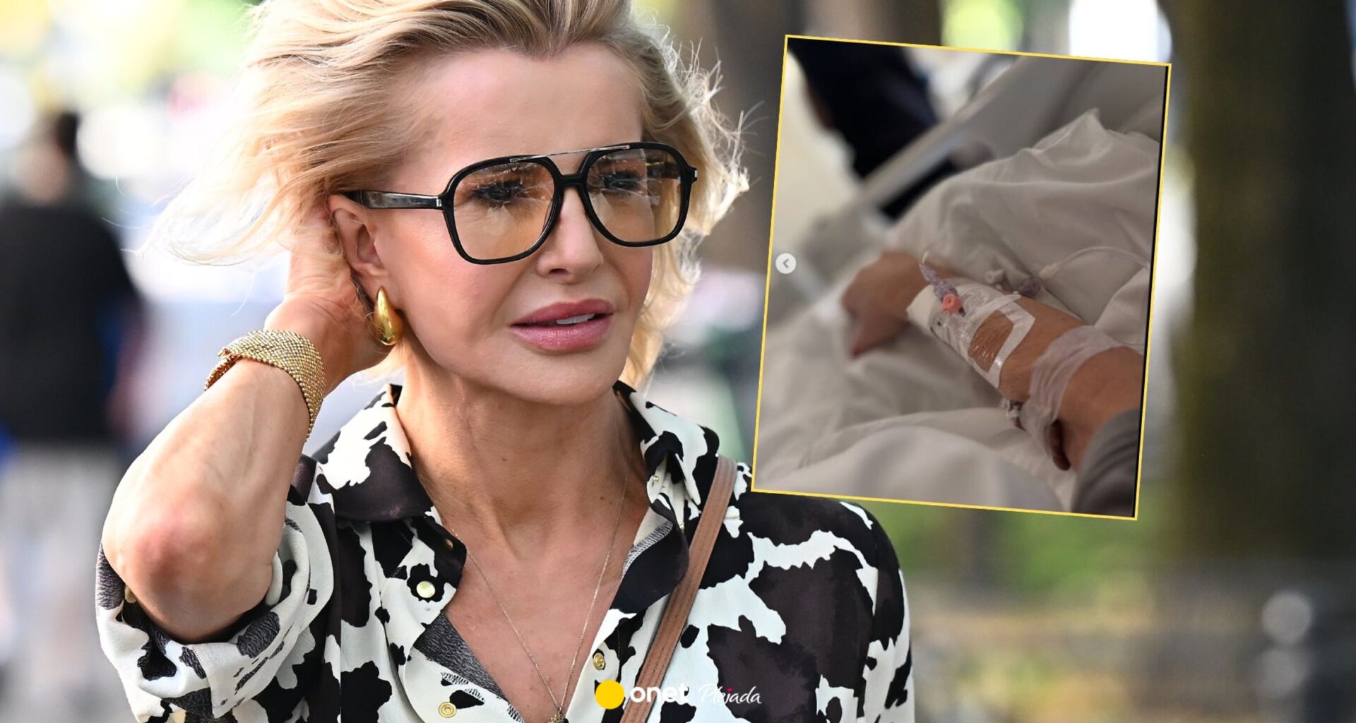 Joanna Racewicz pokazała zdjęcie ze szpitala. "Spuchnięta i obolała. Ból nie uszlachetnia"