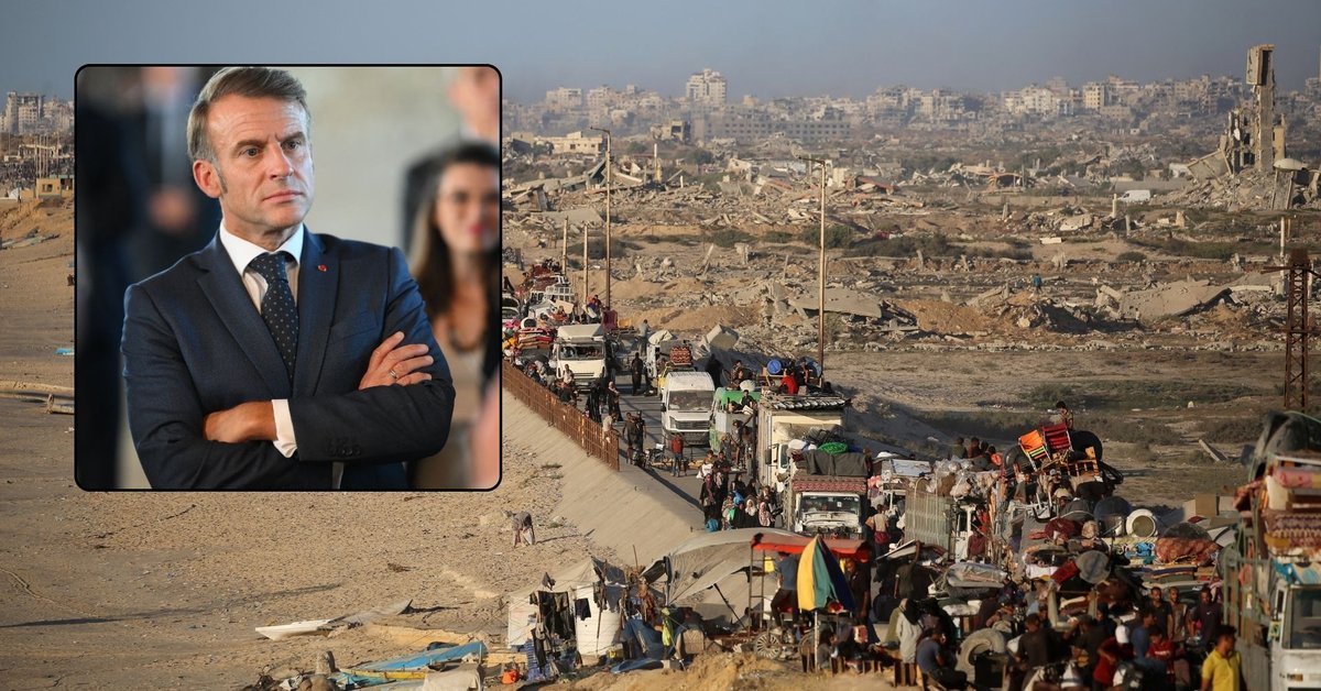 Gaza krwawi, tabu pęka. Emmanuel Macron postawił się Izraelowi i USA. To dyplomatyczny sukces Francji