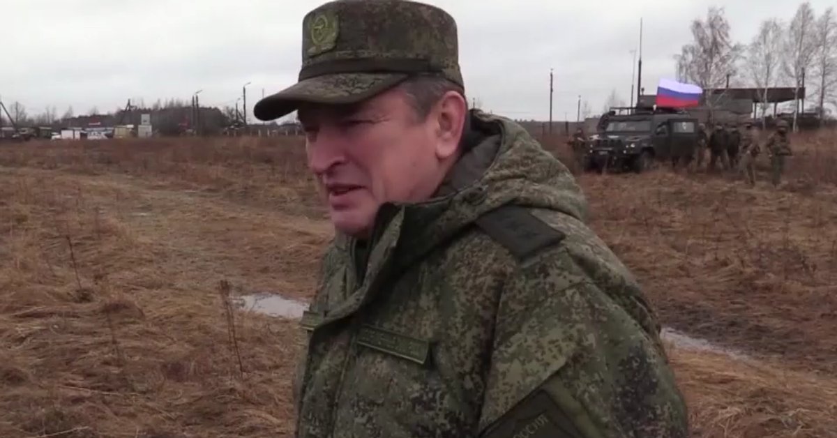 Zwolniony ze służby generał Aleksander Łapin w 2022 r.