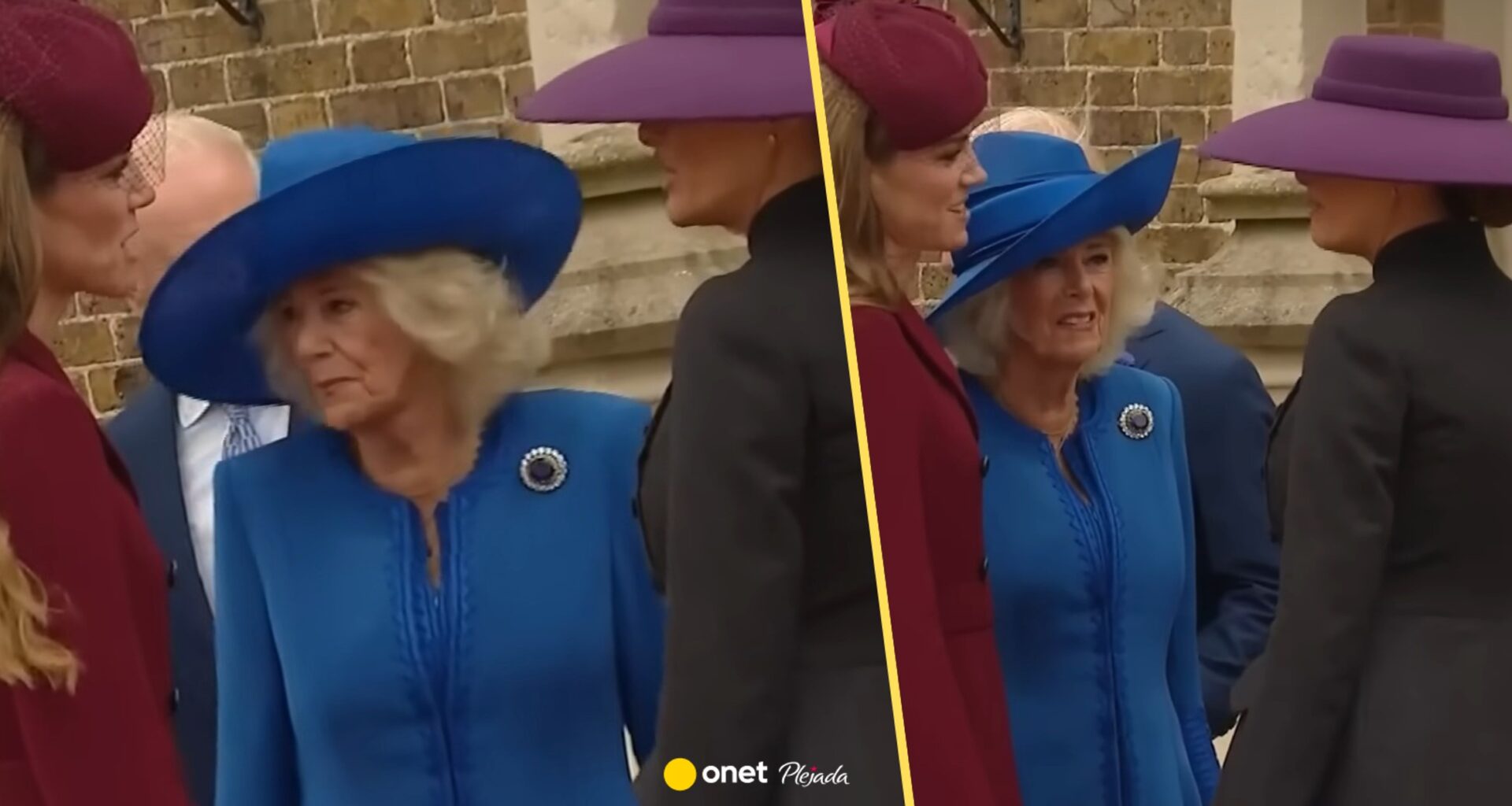 "Zagubiona" królowa Kamila. Nagranie z księżną Kate i Melanią Trump obiegło sieć