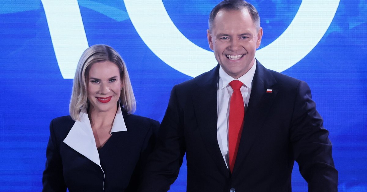 Marta Nawrocka i Karol Nawrocki w dniu zaprzysiężenia prezydenta — Warszawa, 6 sierpnia 2025 r.