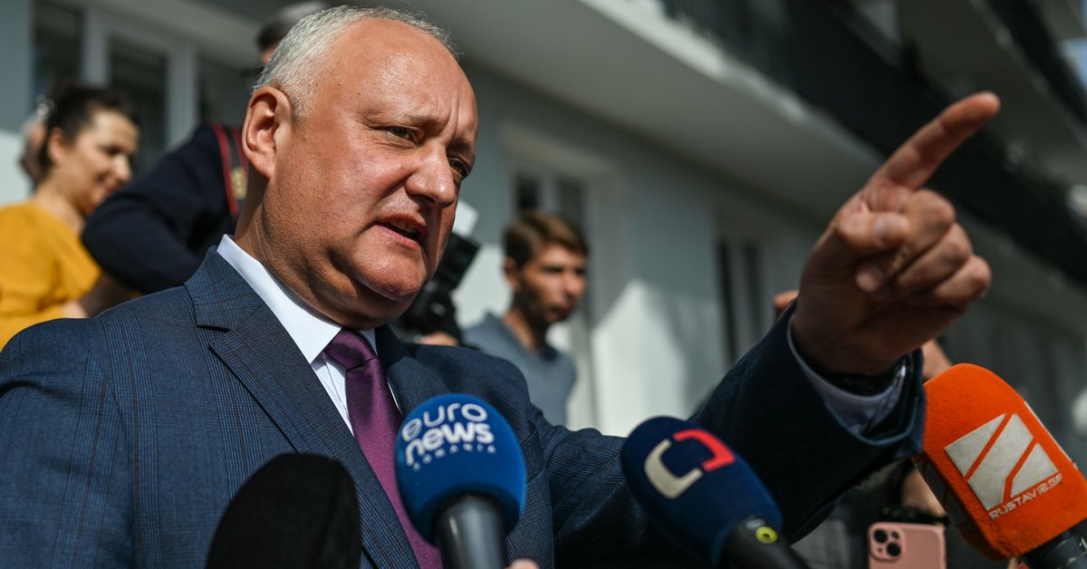 Prorosyjski polityk i były prezydent wzywa do protestów w Mołdawii. "Bądźmy gotowi bronić naszego zwycięstwa" - Onet