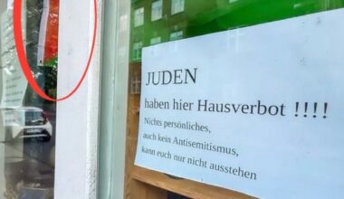 Afera w Niemczech. Właściciel sklepu wywiesił kartkę: "Żydzi nie mają wstępu"