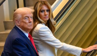 Nagranie z Trumpami obiegło sieć. "Gdyby nie była w świetnej formie, upadłaby!"