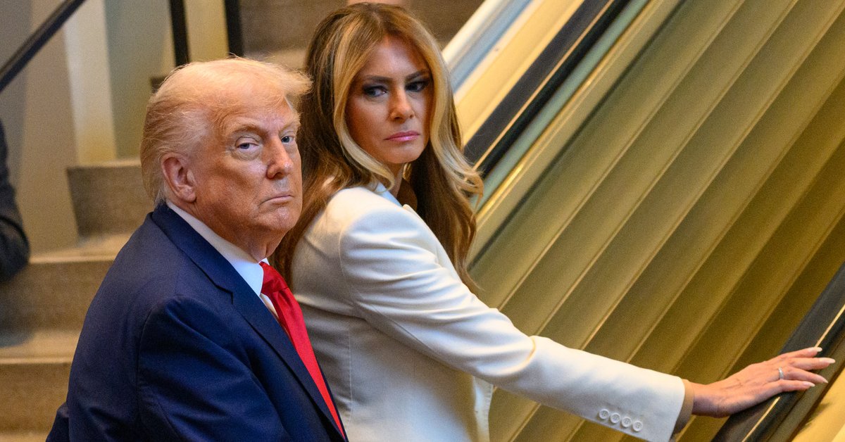 Nagranie z Trumpami obiegło sieć. "Gdyby nie była w świetnej formie, upadłaby!"