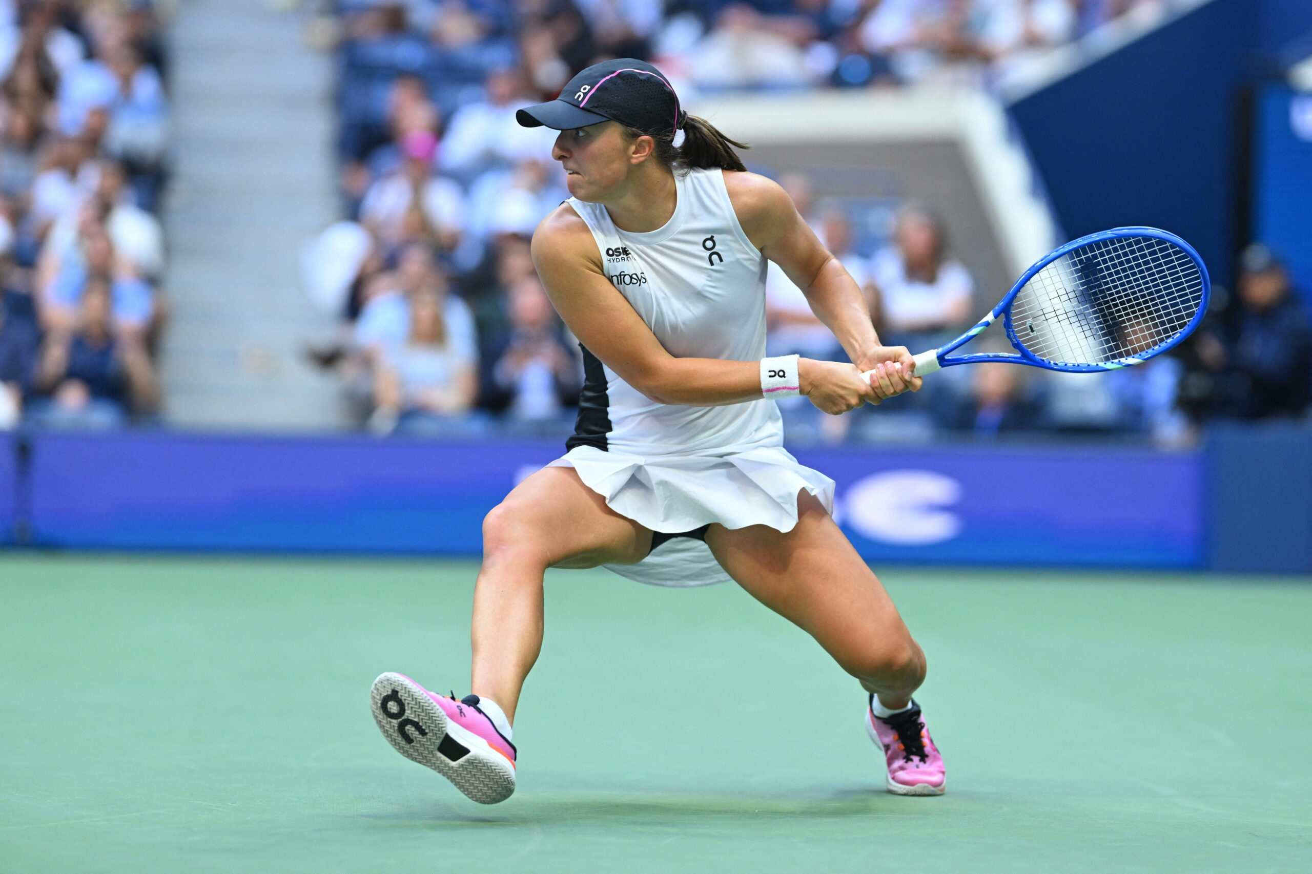 Iga Świątek podczas US Open 
