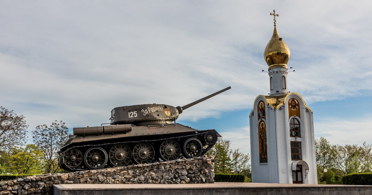 Pomnik i kaplica św. Jerzego w Tyraspolu, stolicy Naddniestrza
