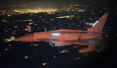 Brytyjski myśliwiec Eurofighter Typhoon