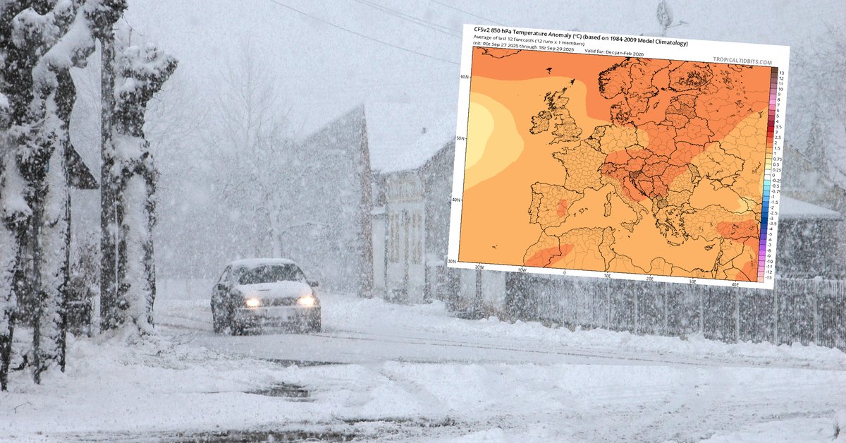 Styczeń ma być nieco cieplejszy od normy