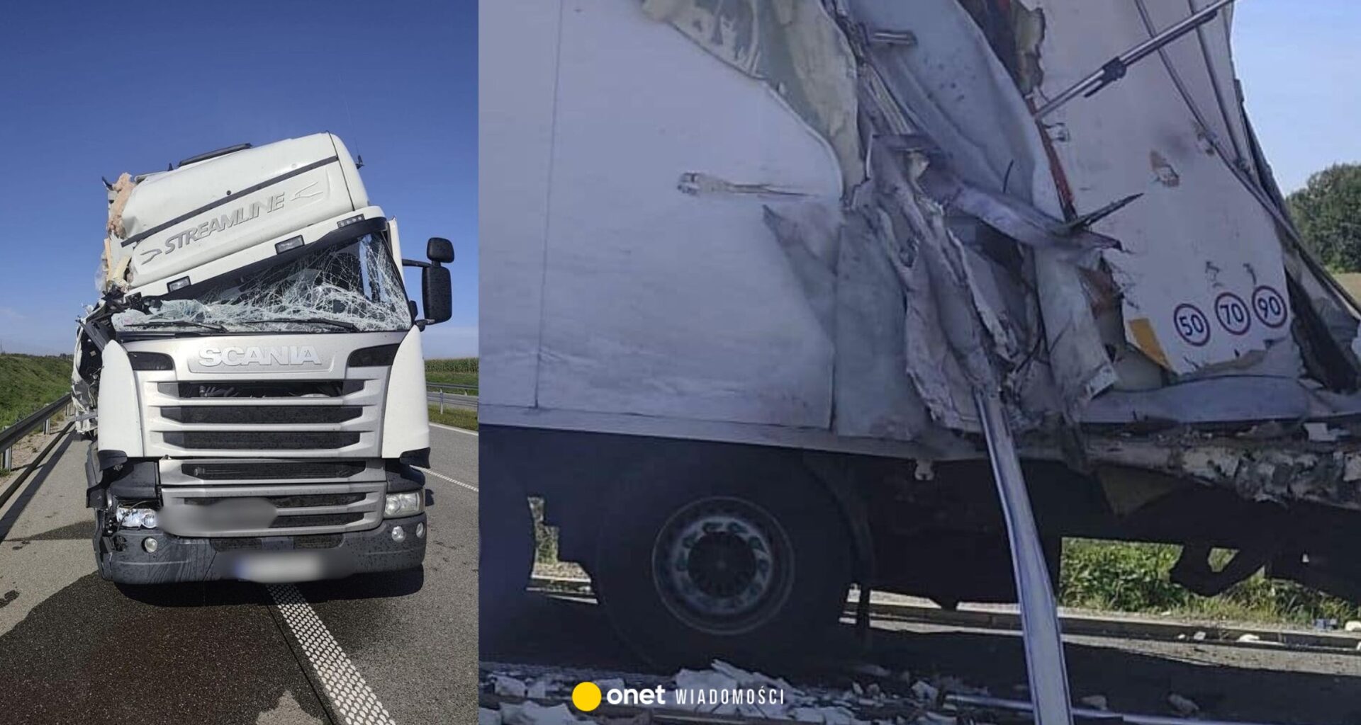 Wypadek na S61 pod Ełkiem. Nie żyją dwie osoby
