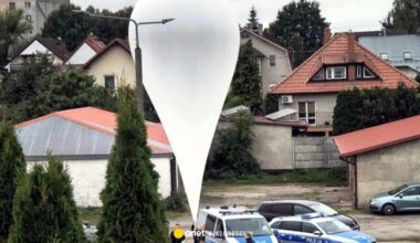Tajemniczy balon unosił się nad Bartoszycami. Na miejscu pojawiła się policja