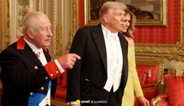 Wpadka Donalda Trumpa. Tak przywitał króla Karola III [WIDEO]