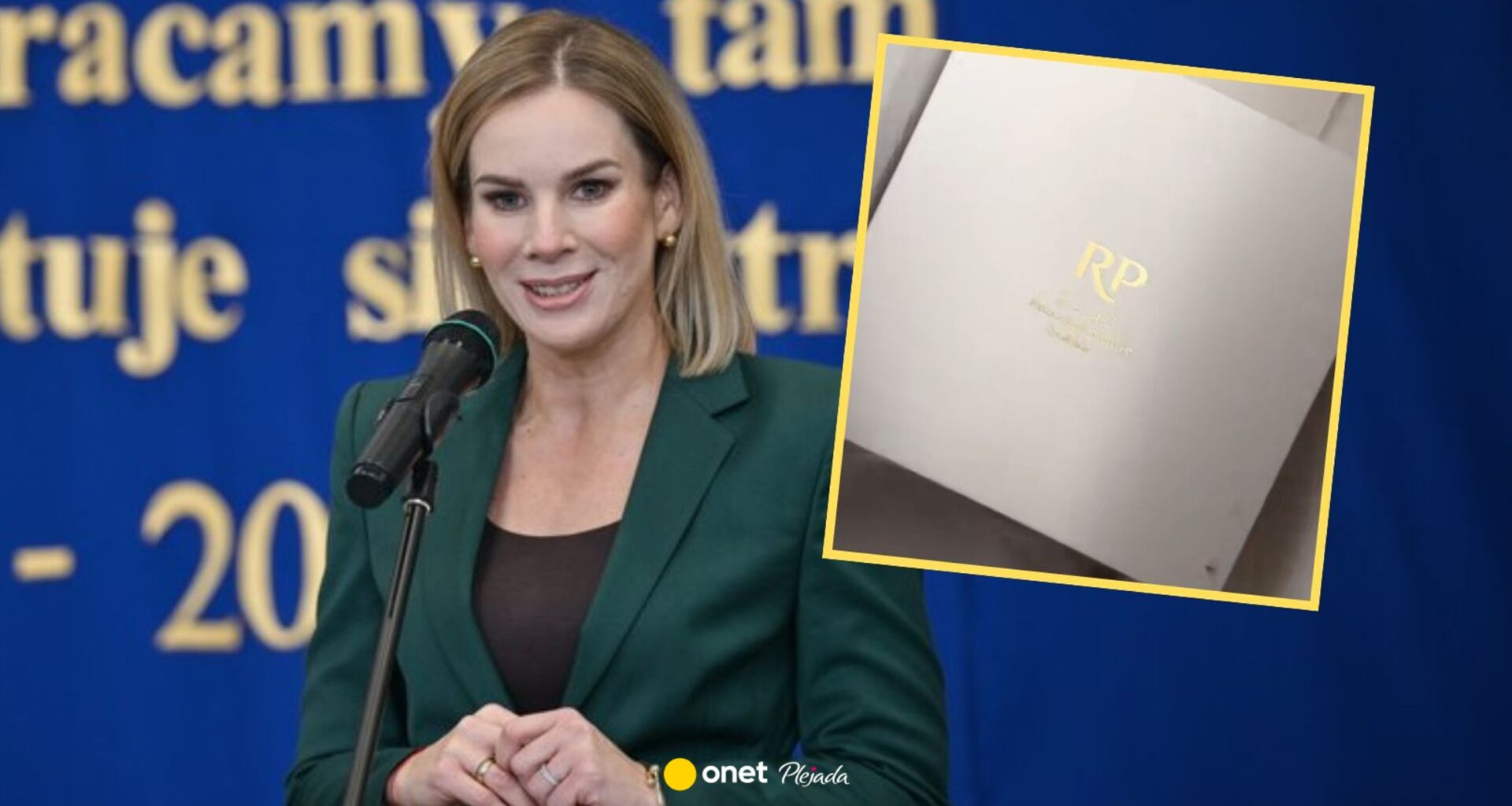 Marta Nawrocka dała prezenty Polkom z USA. Jedna z nich pokazała, co otrzymała