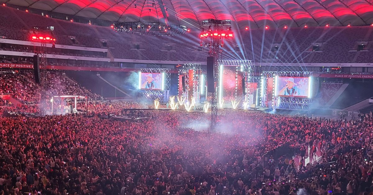 Koncert na PGE Narodowym w Warszawie