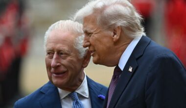 Donald Trump przemawiał na zamku Windsor. Kamery uchwyciły reakcję króla Karola III - Onet