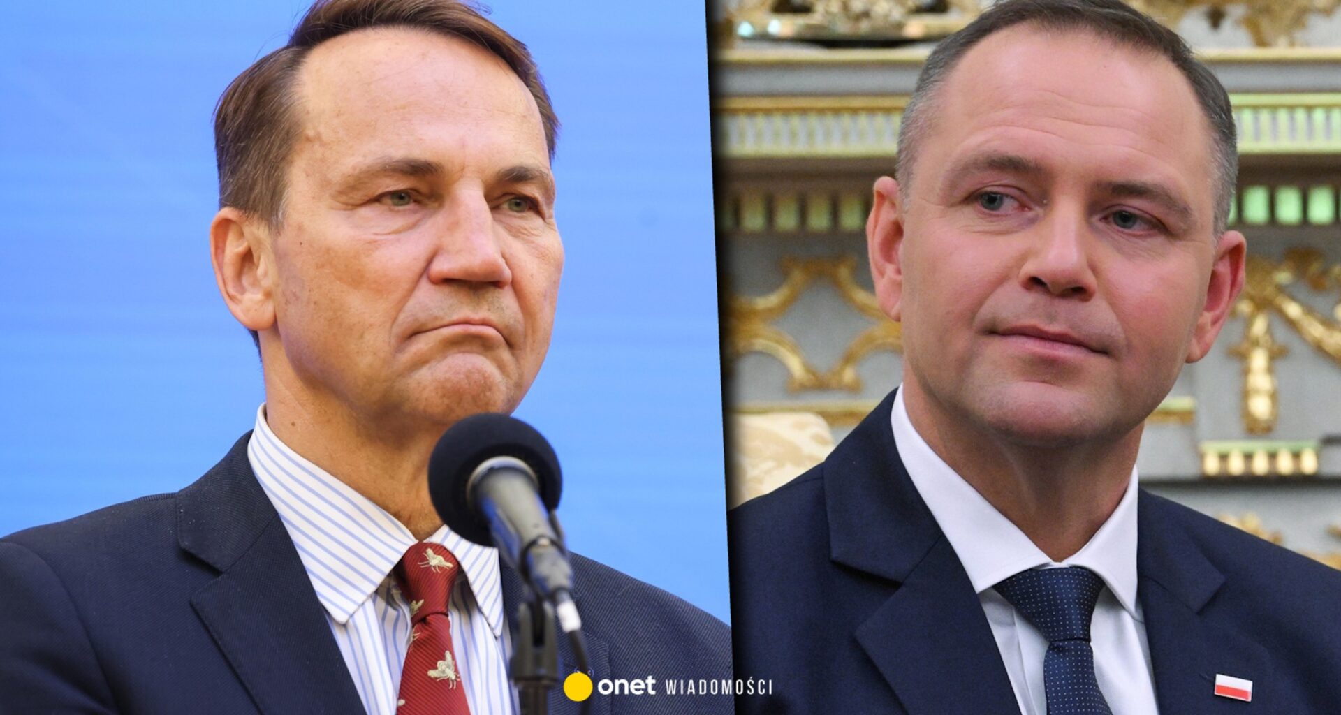 Radosław Sikorski zwrócił się do Karola Nawrockiego. "Proszę o przywołanie do porządku" - Onet