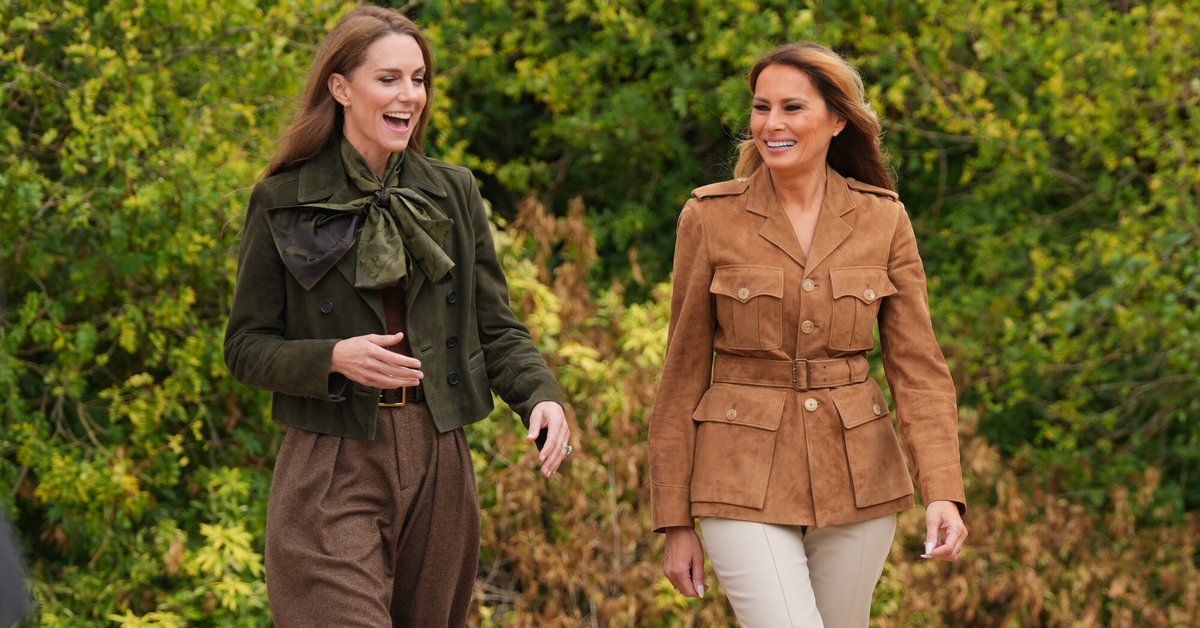 Księżna Kate i Melania Trump