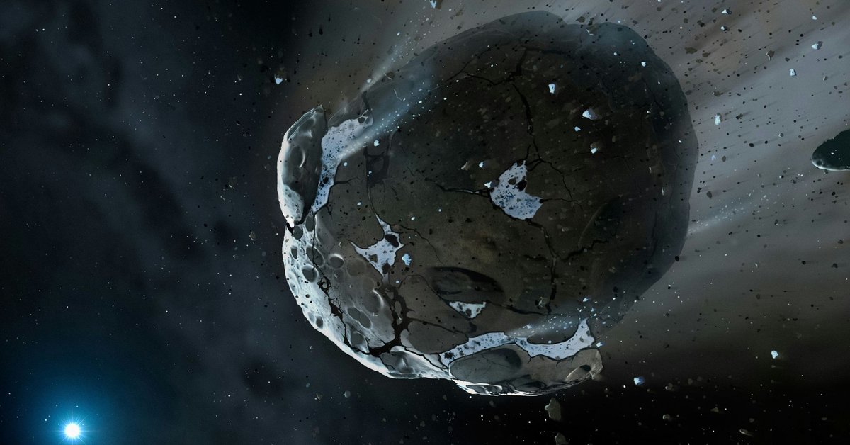 Około 45 mln lat temu do Morza Północnego wpadła asteroida