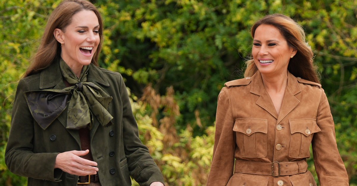 Księżna Kate zabrała Melanię Trump na wspólny wypad. Razem spędziły czas z dziećmi