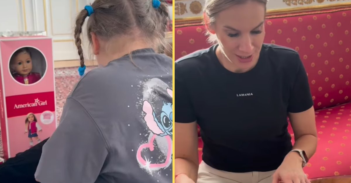 Marta Nawrocka z córką