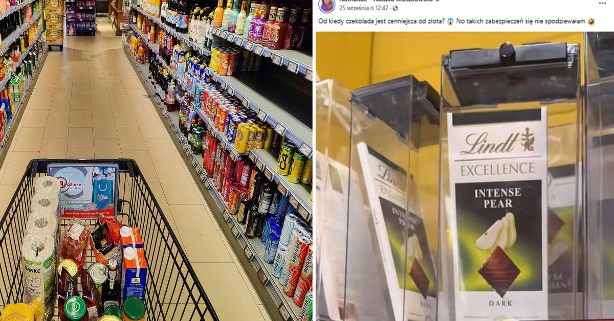Sfotografowała czekoladę w sklepie. "Takich zabezpieczeń się nie spodziewałam"
