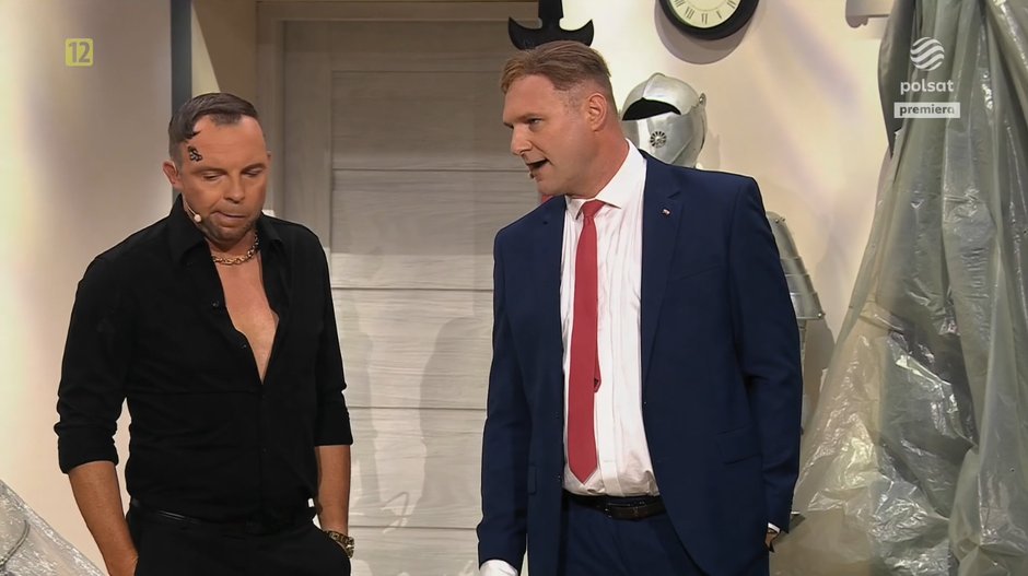 Kadr z programu "Kabaret na żywo"