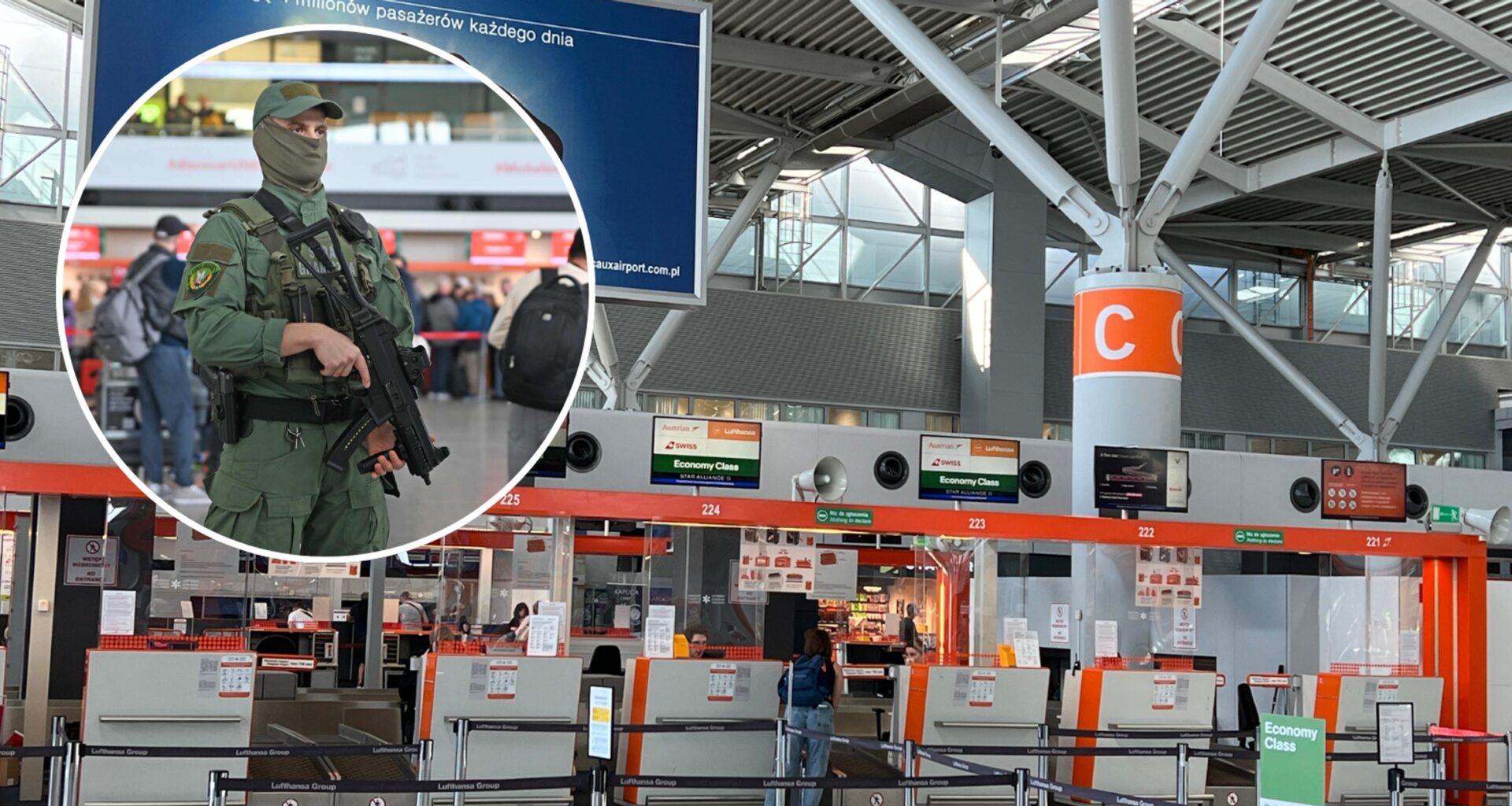 Nie wpuścili pasażera na lotnisku Chopina do samolotu. "To miał być tylko żart"