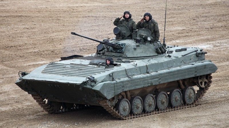 Rosyjski bojowy wóz piechoty BMP-2.