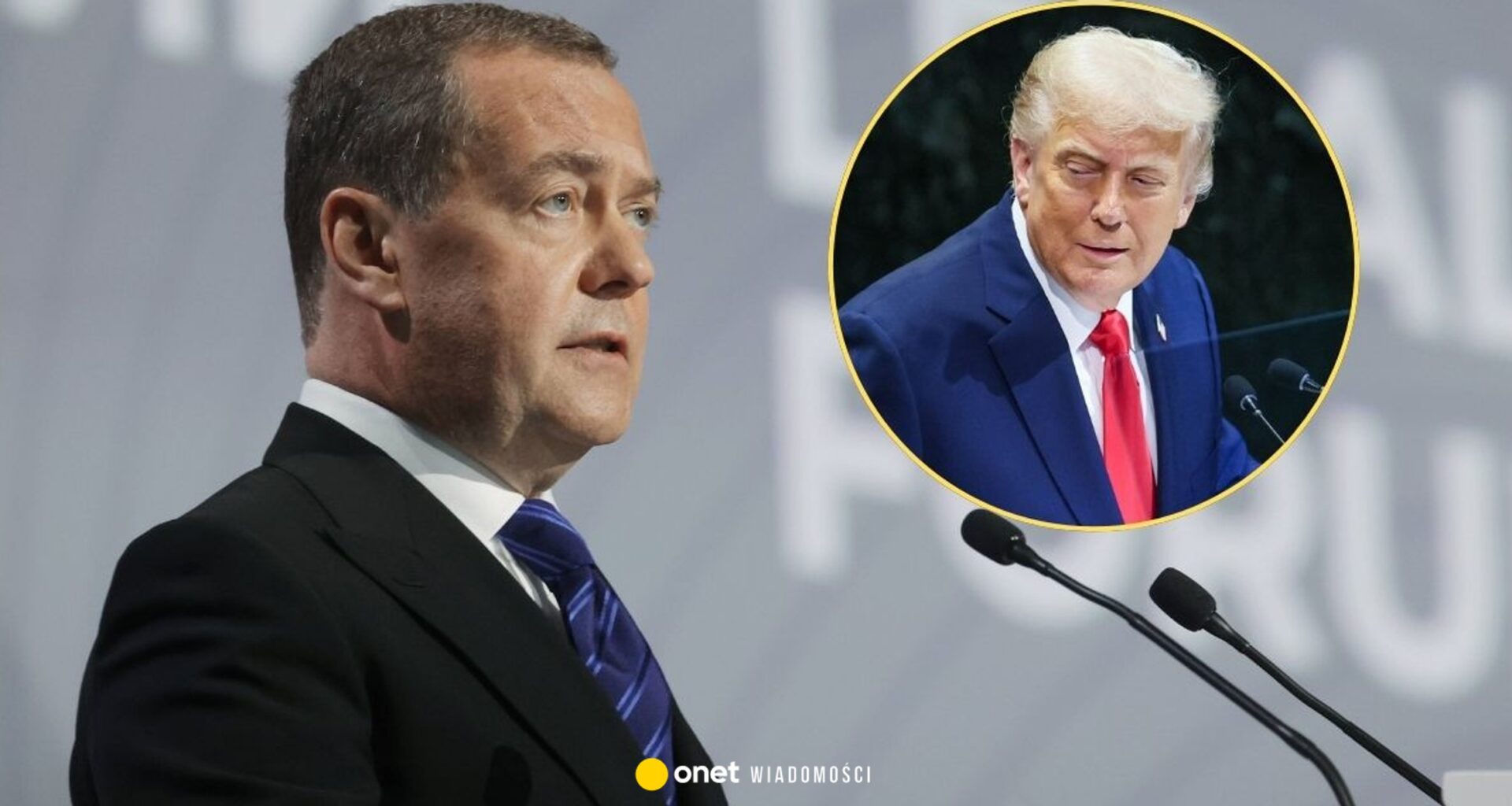 Dmitrij Miedwiediew reaguje na słowa Donalda Trumpa. "Coś się dzieje w Nowym Jorku"