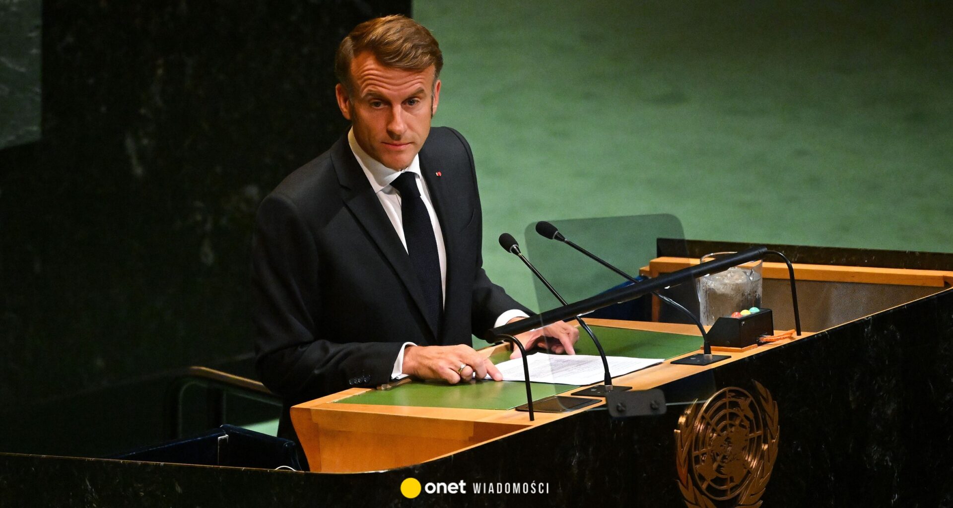 Emmanuel Macron o Nagrodzie Nobla dla Donalda Trumpa. Ma jeden warunek