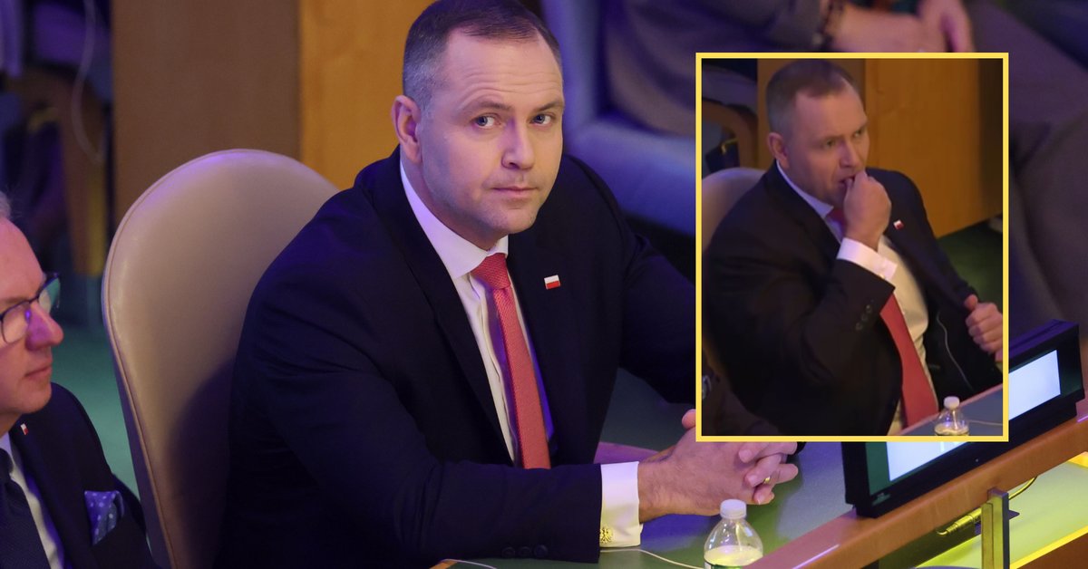 Kamery uchwyciły gest Karola Nawrockiego w ONZ. Nagranie trafiło do sieci [WIDEO]