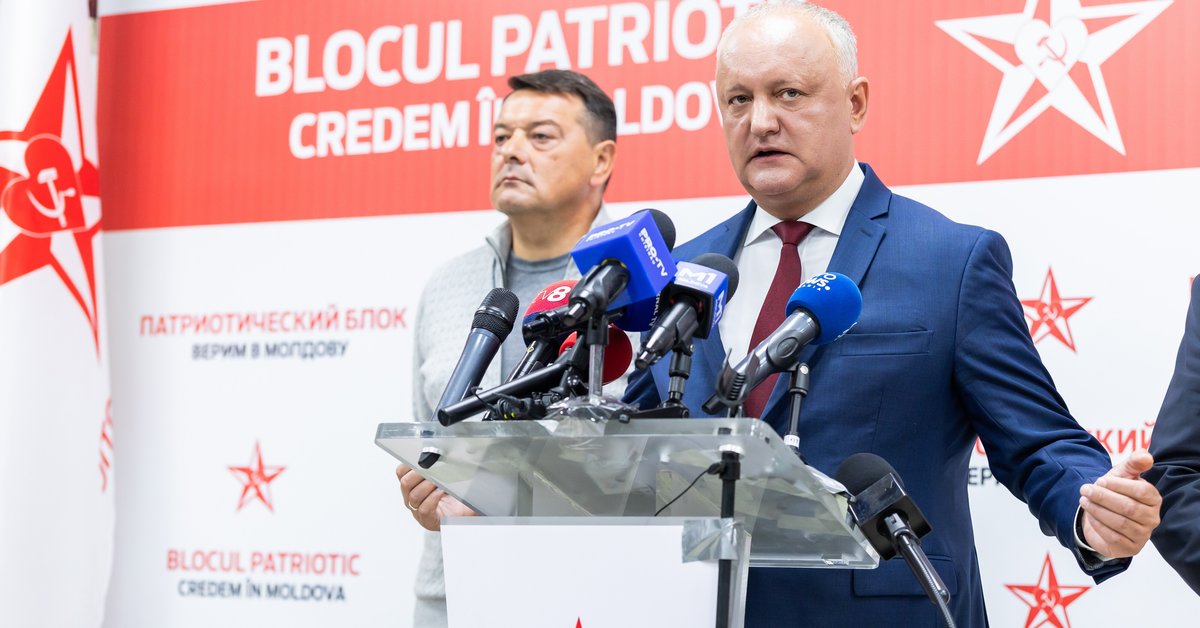 Podział głosów w Mołdawii