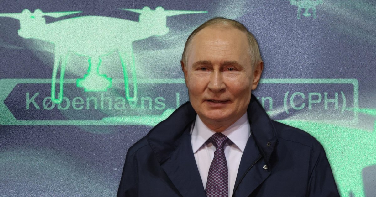 Rosyjskie drony nad Danią. Putin wypowiada wojnę hybrydową kolejnym krajom. "Cały region Bałtyku stoi przed nową sytuacją" [KOMENTARZ]