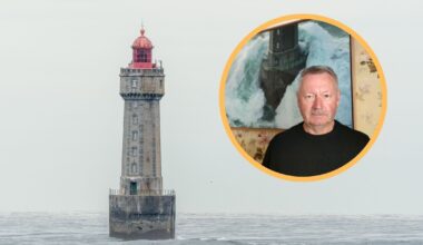 Latarnik Theodore Malgorn cudem uniknął śmierci w czasie burzy w 1989 r. i stał się bohaterem jednego z najpopularniejszych zdjęć na świecie / screen z: instagram.com/theodoremalgorn