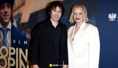 Joanna Kulig z mężem na premierze filmu "Chopin, Chopin!"