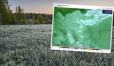 W Kozienicach temperatura spadła poniżej 0 st. C