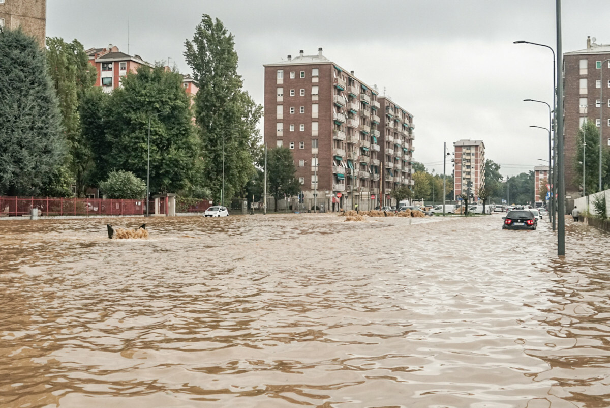Ulewy na północy Włoch