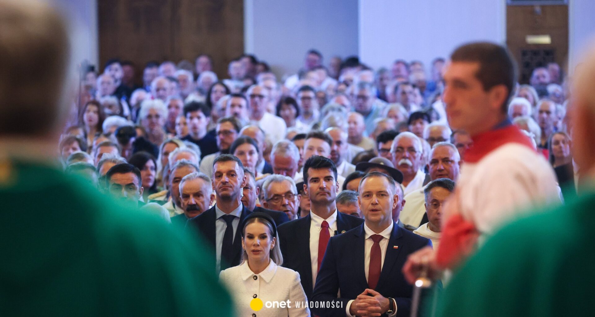 Incydent w "amerykańskiej Częstochowie". Msza z udziałem prezydenta zakłócona - Onet
