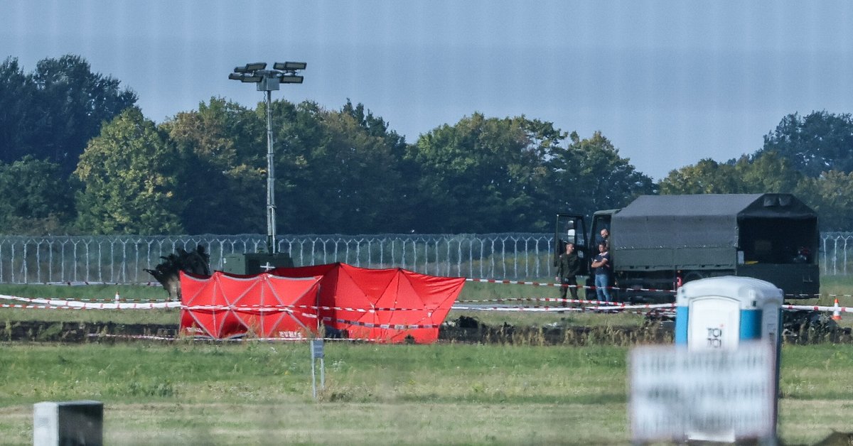 Miejsce katastrofy F-16