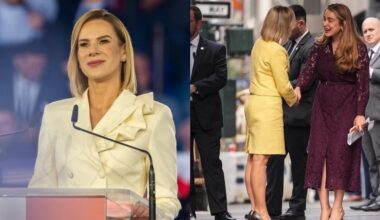 Marta Nawrocka cała na żółto na spotkaniu z Melanią Trump. "Dość zachowawcze i ciężkie"