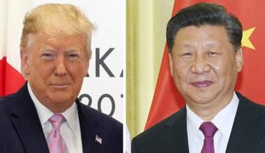 Prezydenci USA i Chin: Donald Trump i Xi Jinping